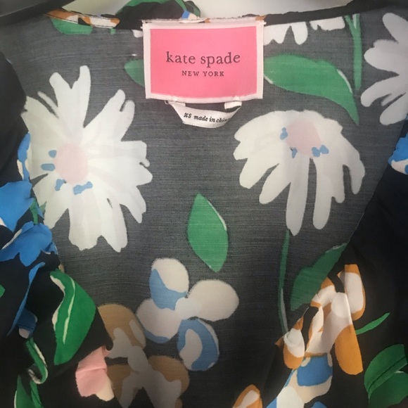 KATE SPADE MEADOW WRAP DRESS XS - Picture 9 of 10